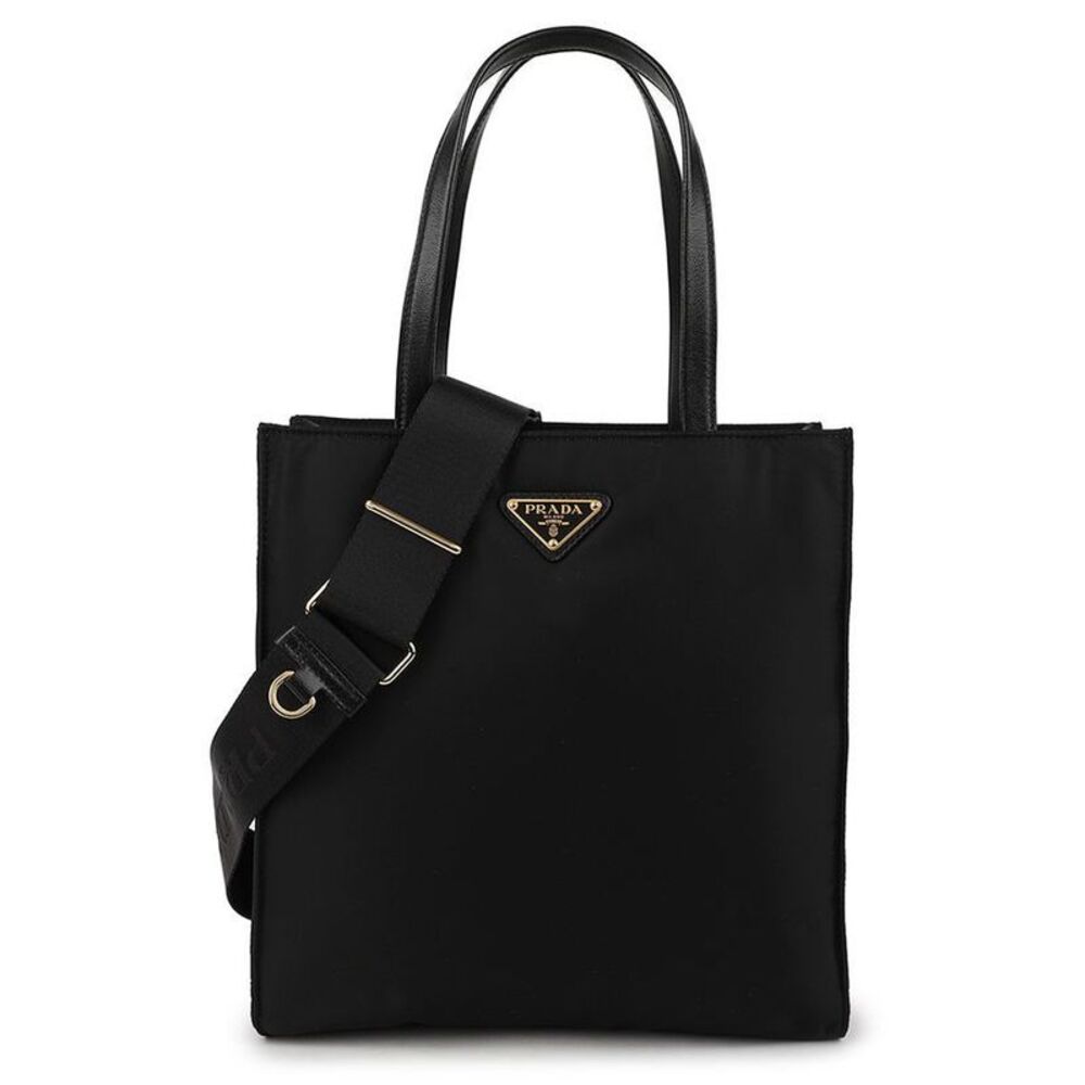 Gold Hardware Padded Nylon Crossbody Bag